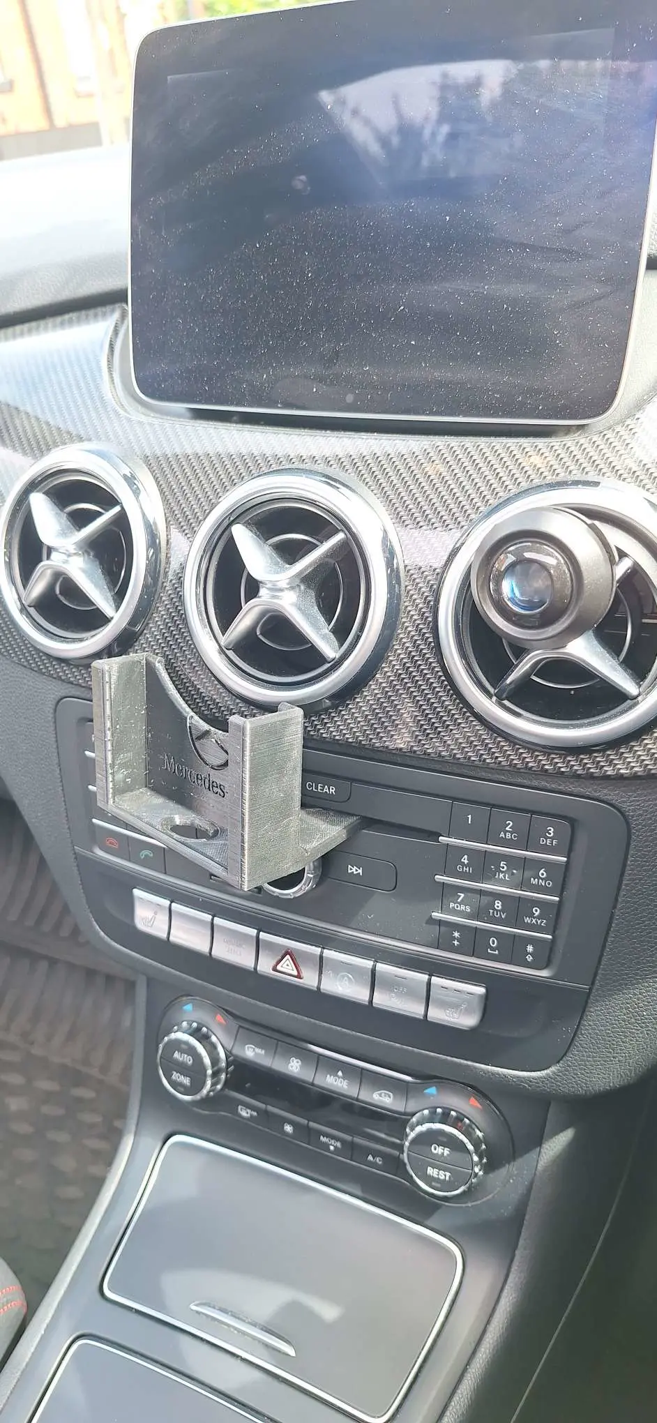 mercedes b sinifi telefon tutucu cd-çalar