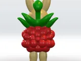 Raspberrini Rabbitini Brainrot STL, 3mf Multicolor 3D Model-4