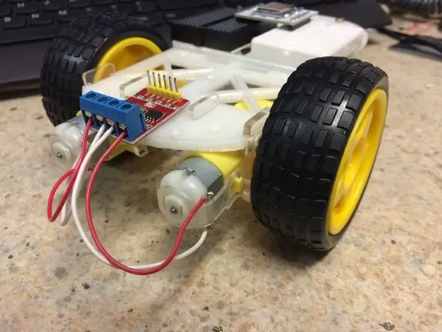 3D printed Robot Car Chassis