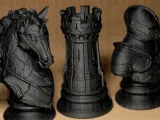 Chess Set Medieval Stylized-5