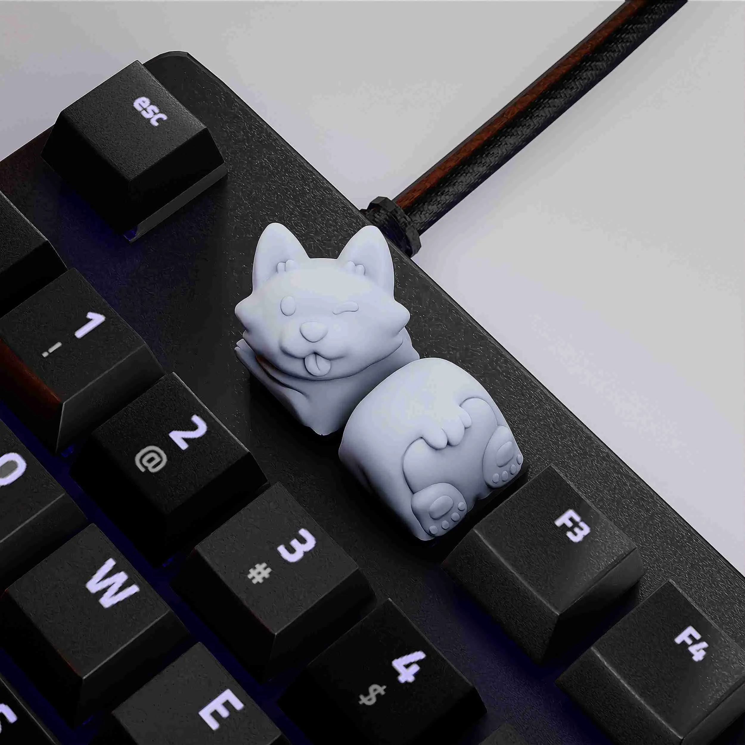 Puppy Corgi keycaps - Mechanical Keyboard