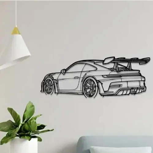 porsche wall art
