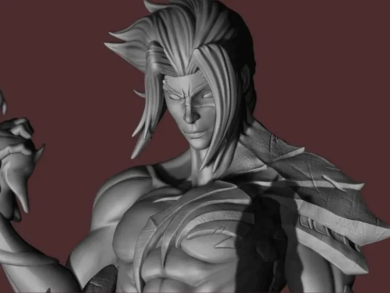 英雄联盟同人艺术：凯隐 3D打印模型