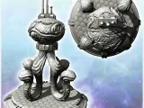 Alien octopus creature with tentacle and antenna (15) - scie-4