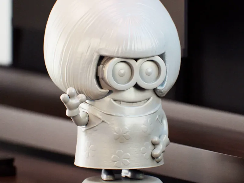Minion Mom 20cm tall to print by parts - Minions Gru