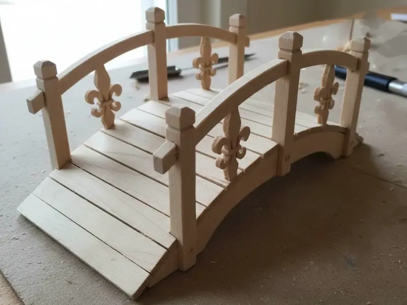 RPG Wooden Fleur de Lis Bridge Terrain