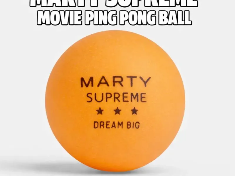 Marty Supreme movie Ping Pong Ball