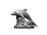 Dolphin sculpture-6