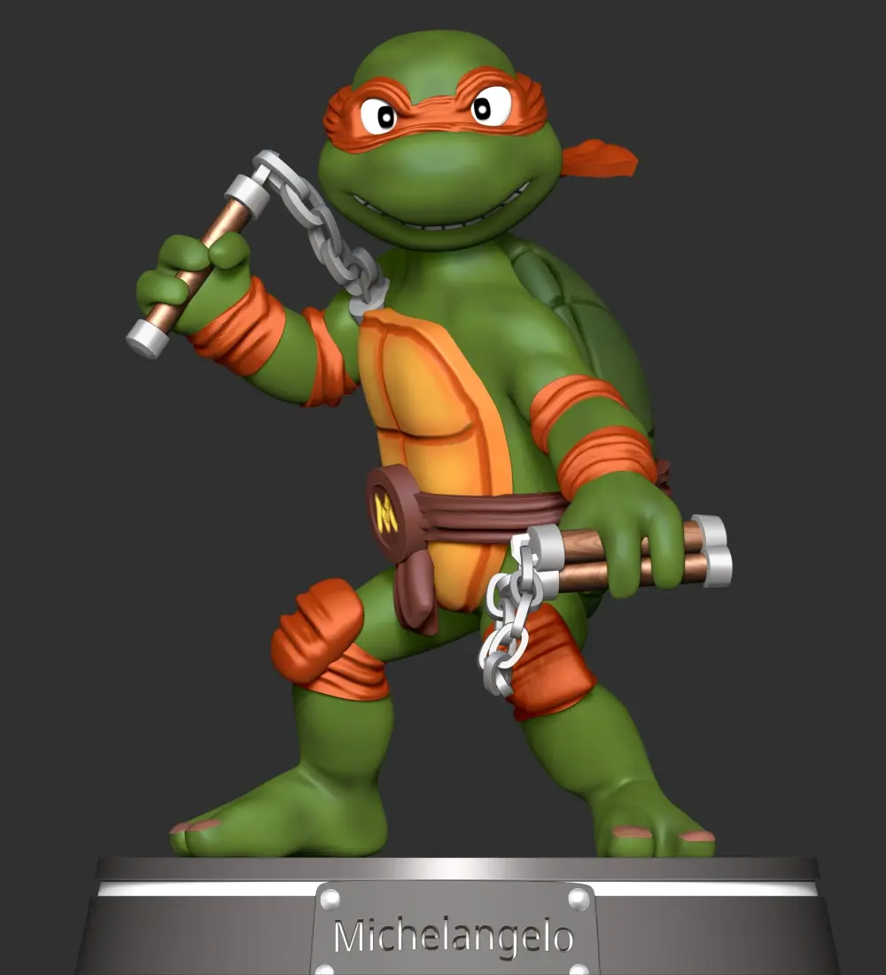 Michelangelo - Las Tortugas Ninja Mutantes