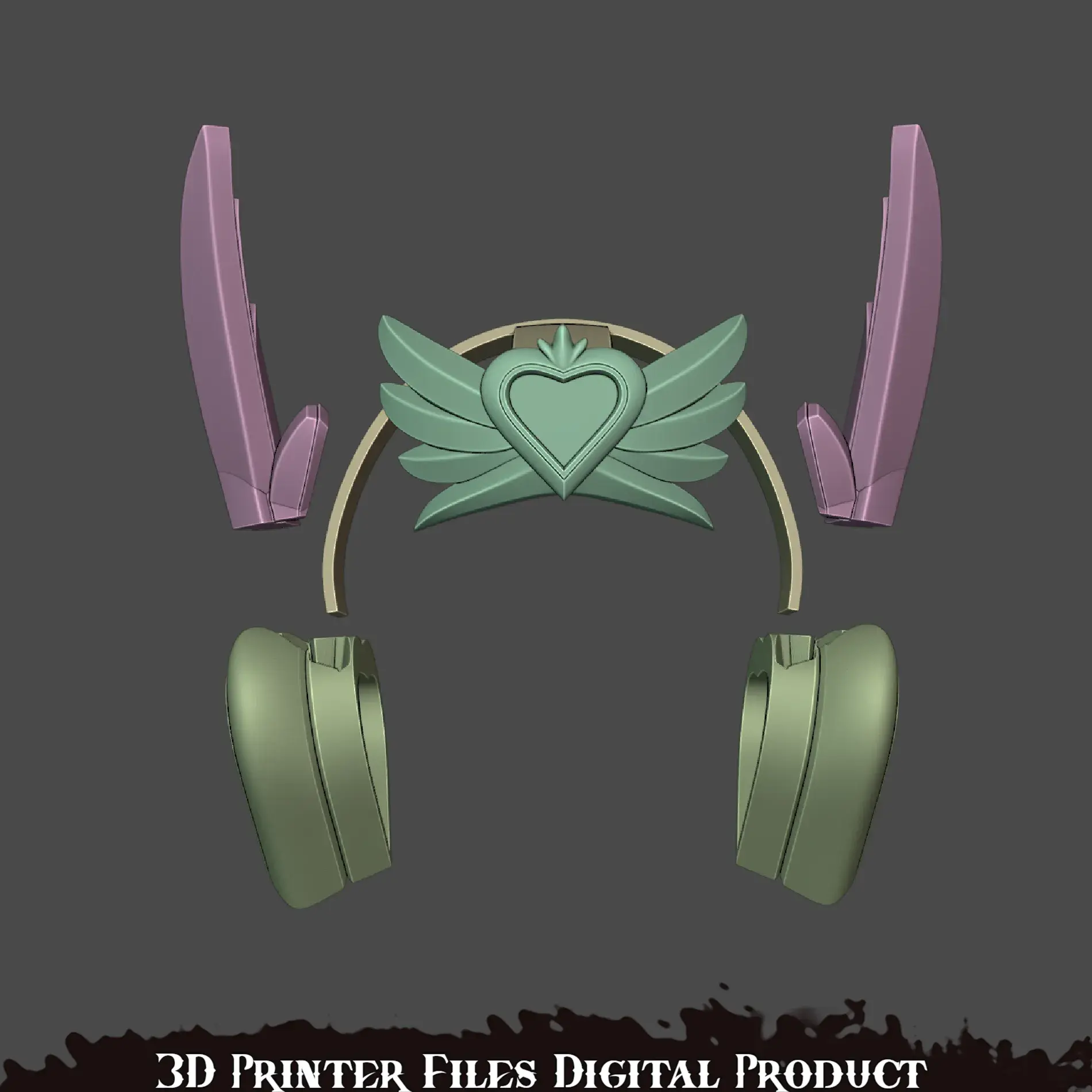 Heart of Hope Juno Cosplay Headphones Overwatch 2