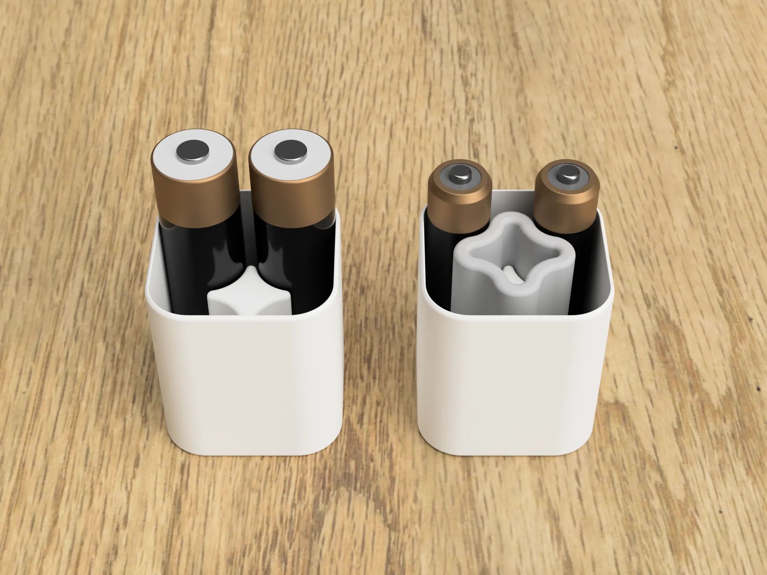 Battery Travel Case AA, AAA 3D models download Creality Cloud