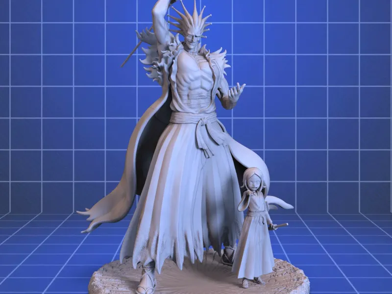 Kenpachi & Yachiru - Bleach