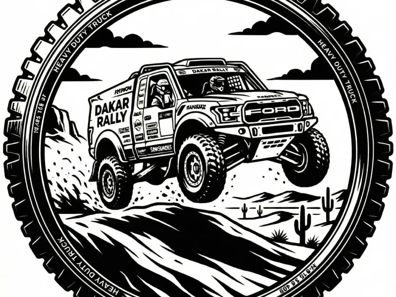 Dakar Truck Wallart Medal