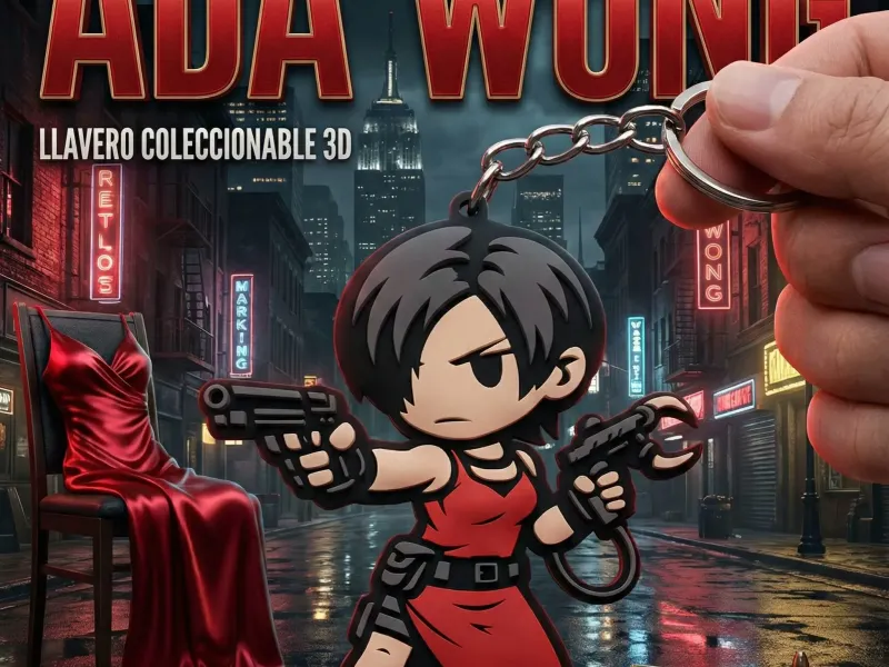 Ada Wong 4 colors keychain!