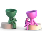 Human Planter Set, Buddy Robert Planter, Coffee - Stanley-6