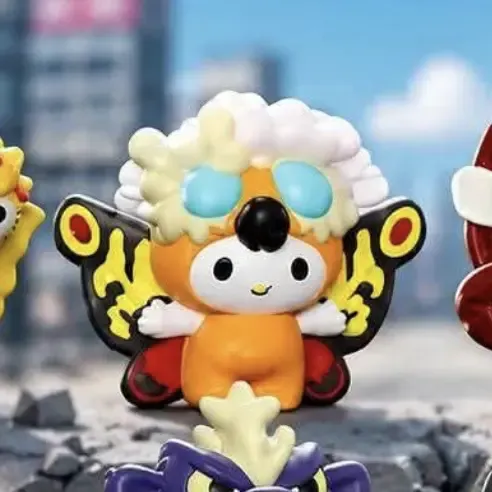 MyMelodi X Mothra Hello Kitty X Godzilla