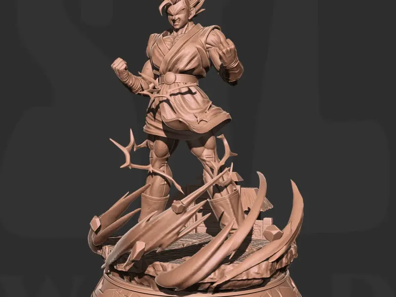 Gohan – Dragon Ball Z 3D Printable Figure STL Model