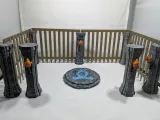 Pillar with flames - modular supportless building system-5