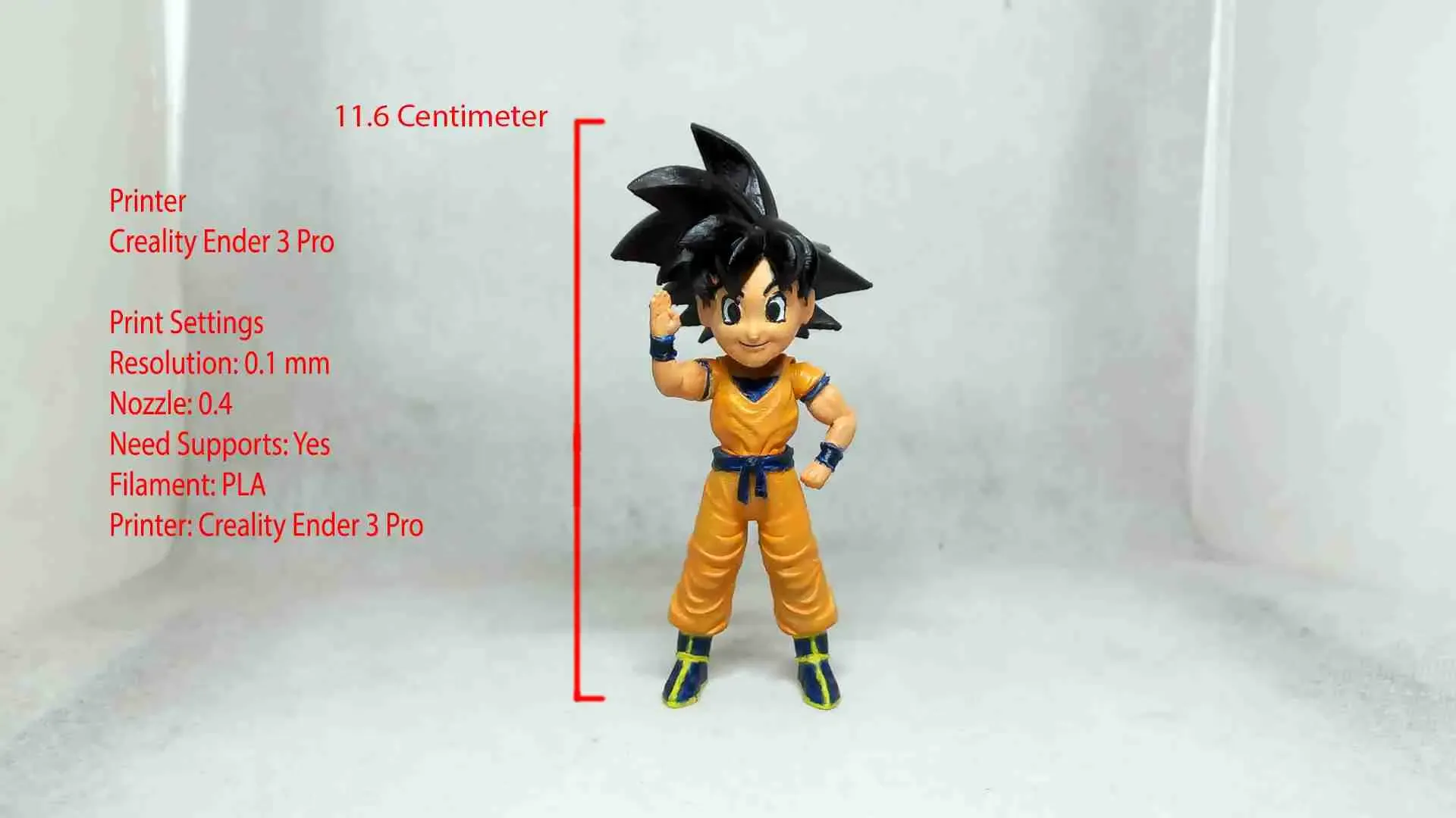 Chipi Goku articulated action figure