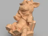 Cow on barrel-3