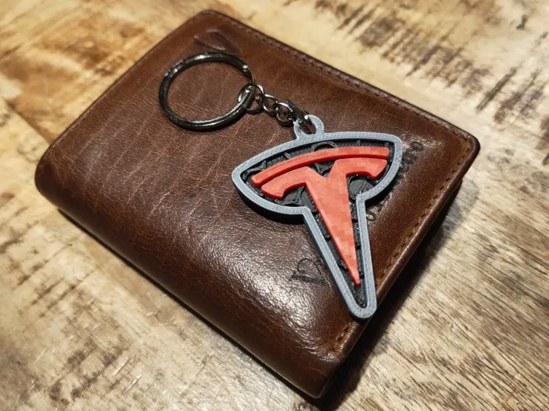 Tesla Keychain