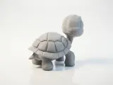Chibi Tortoise Figurine Cute Animal 3D Printable-3