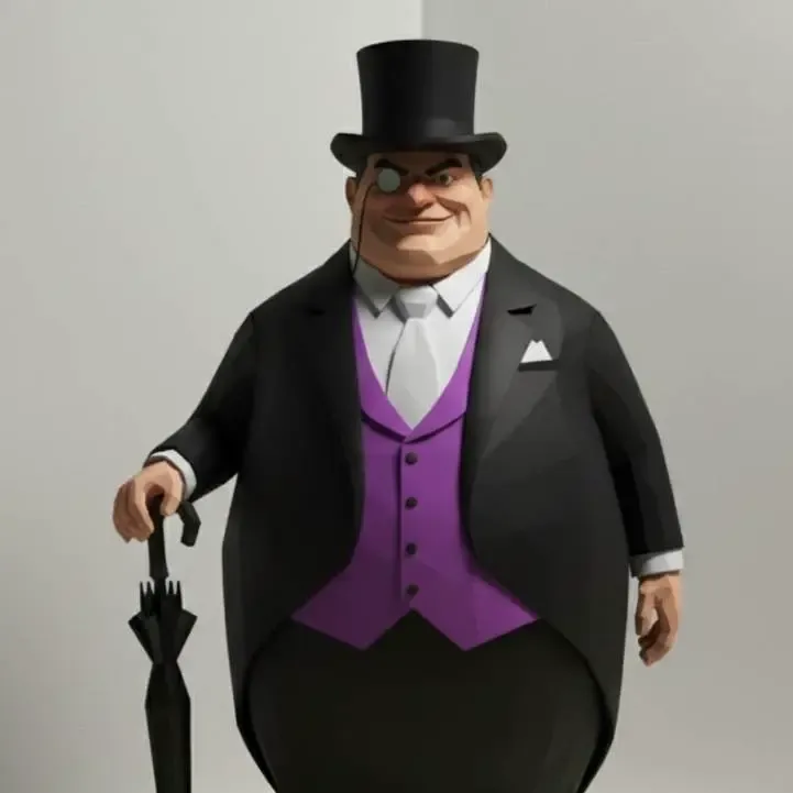 O Pinguim (Batman) - low poly