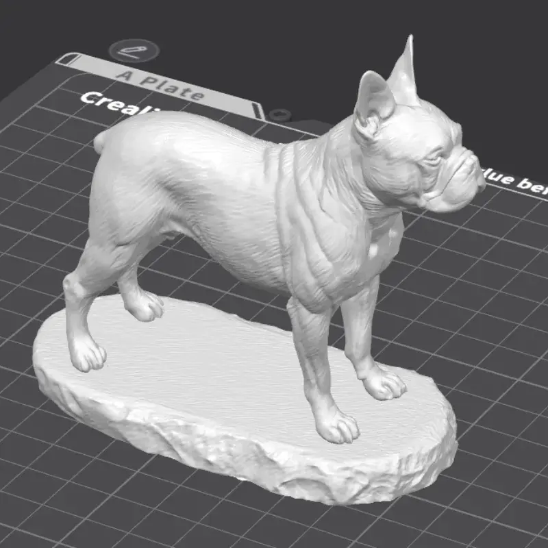 3d Printer Files 3mf File French Bulldog Creality Cloud