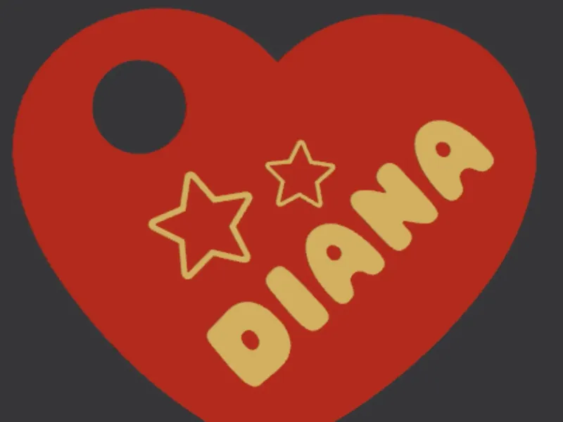 Tree Decoration with star  "Diana"