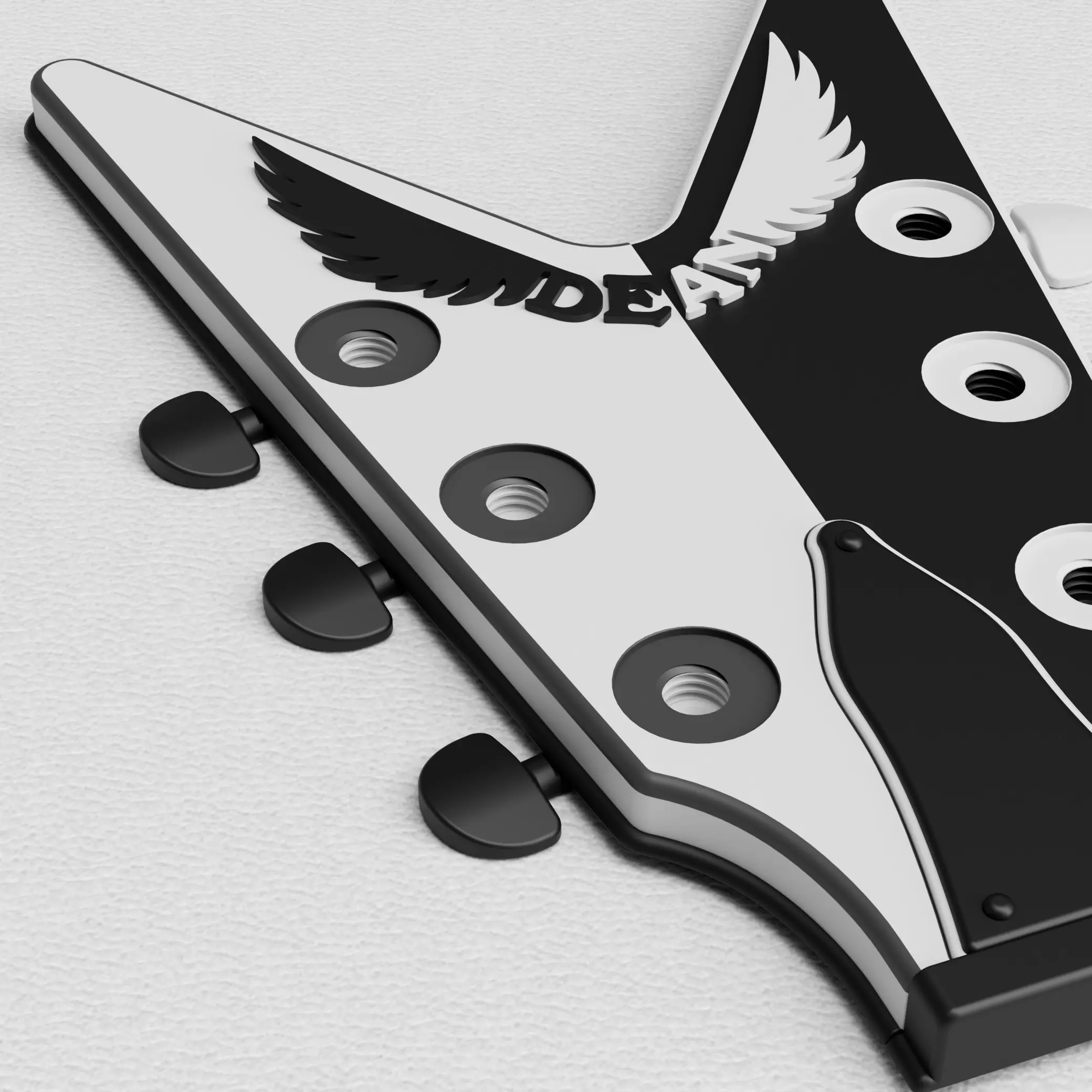 Dean ML Guitar Headstock - Wall Art / Key Hanger