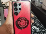 S25 Ultra Case with Futuristic Logo-1