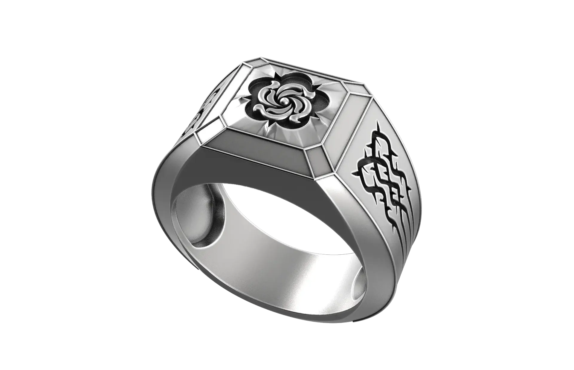 Devil May Cry Nero Rose ring 3D print model