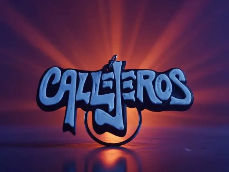 llavero callejeros banda de rock