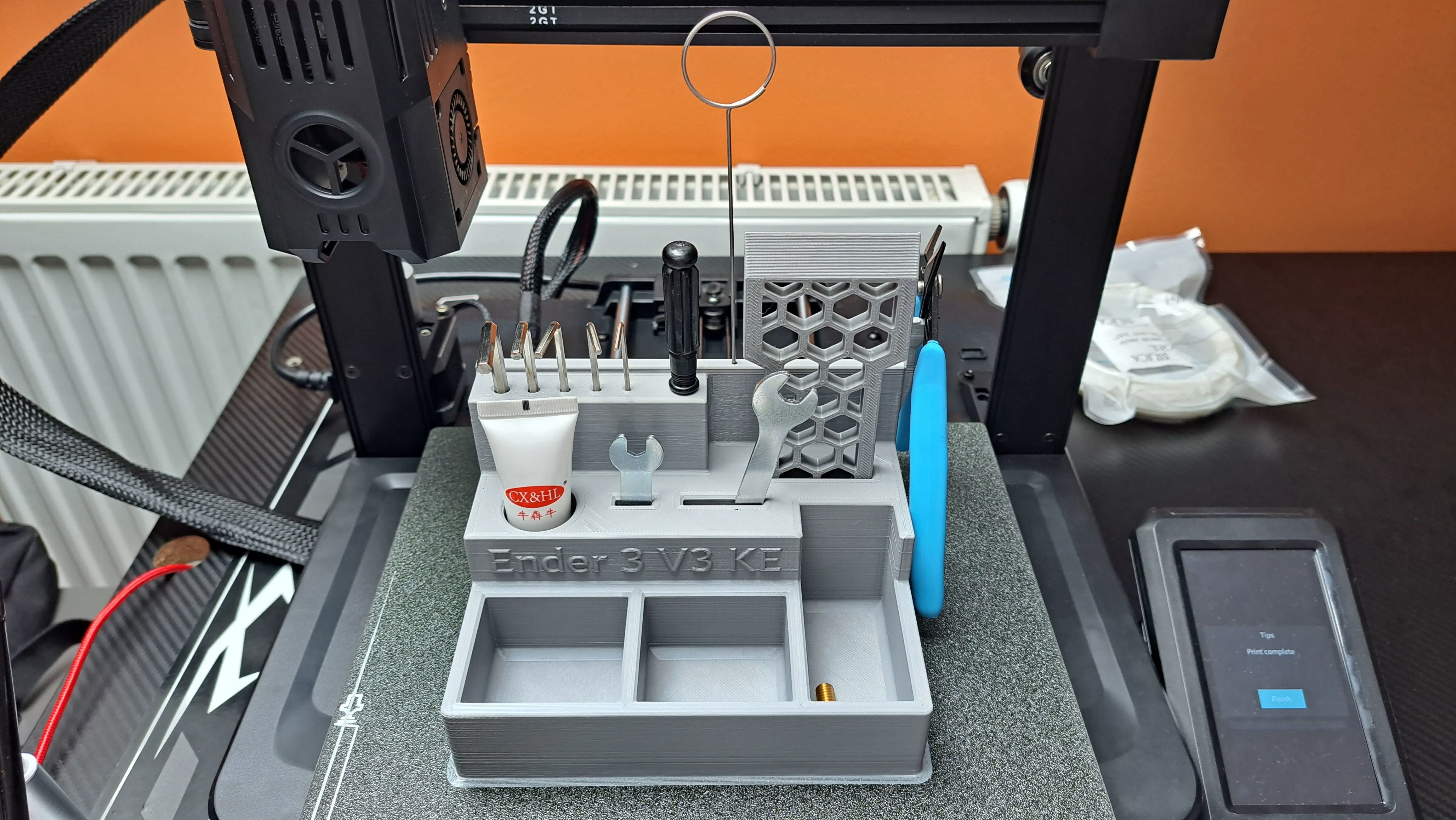 Suporte de ferramentas Creality Ender 3 V3 KE + chave de fendas hexagonal