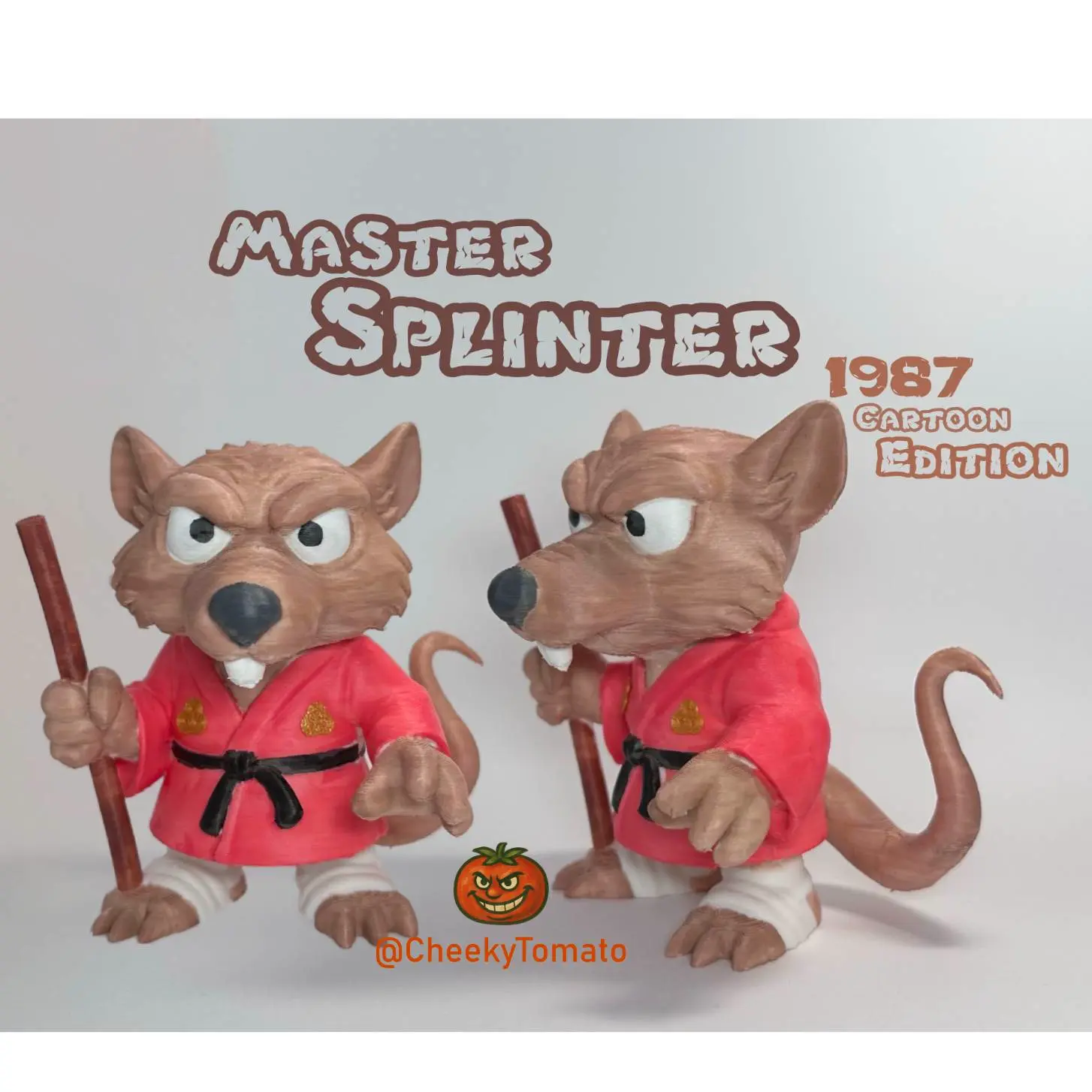 Archivos de impresora 3D | Archivo 3MF | Master Splinter – TMNT 1987 ...