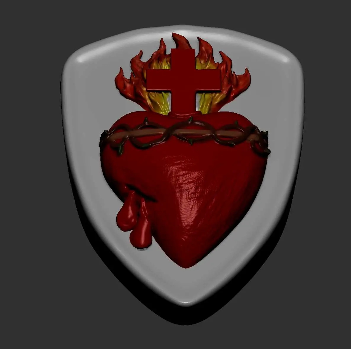 sacred Heart of Jesus - Wappen Heiliges Herz von Jesus -