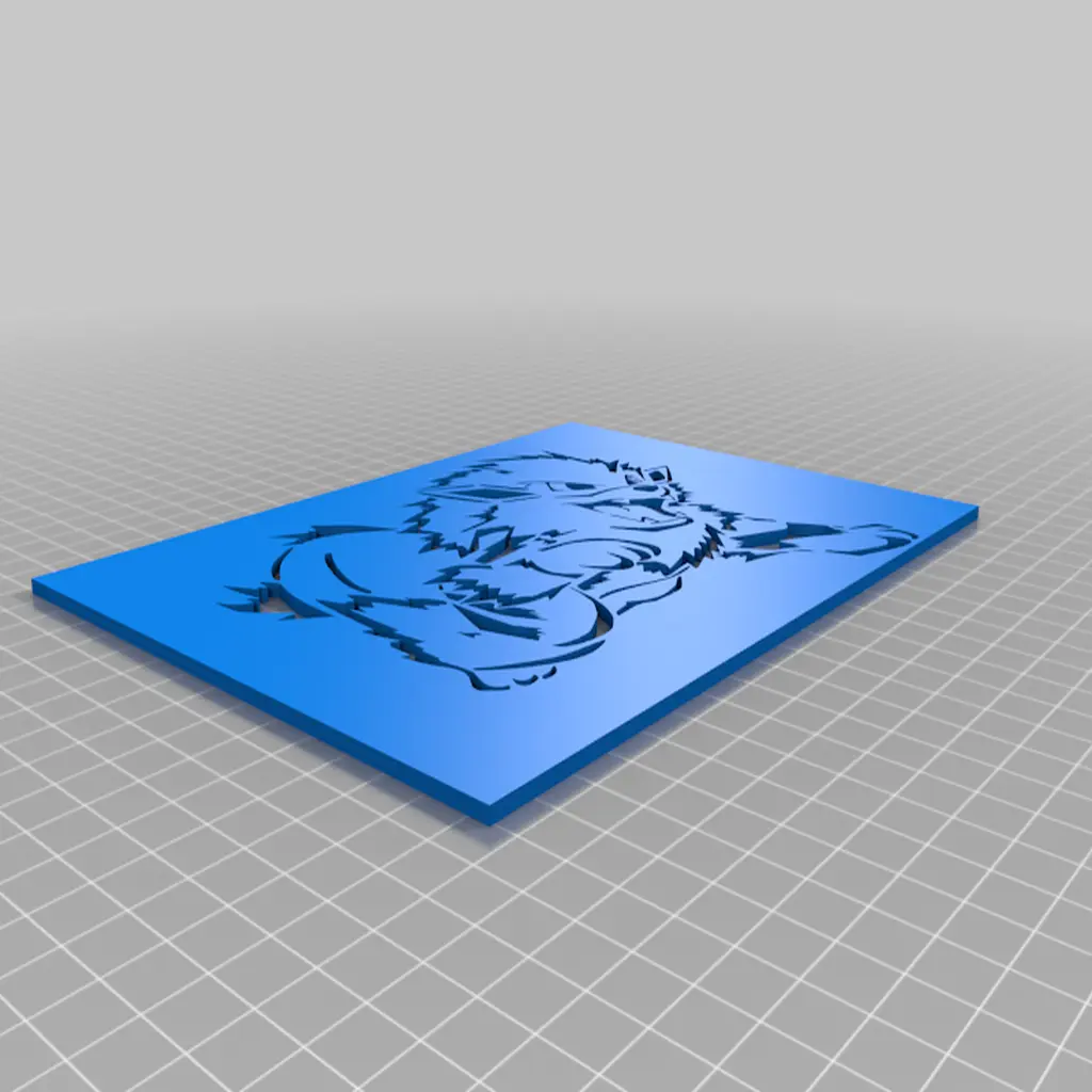 Arcanine stencil