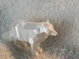 Low poly Arctic Fox-0