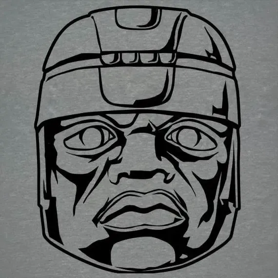 Keychain Olmecan Head
