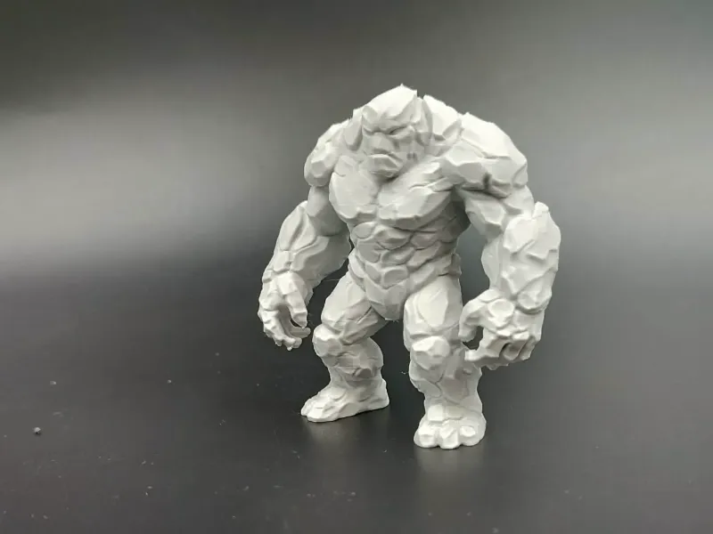 Golem de Pierre des Décombres – Figurine RPG Élémentaire