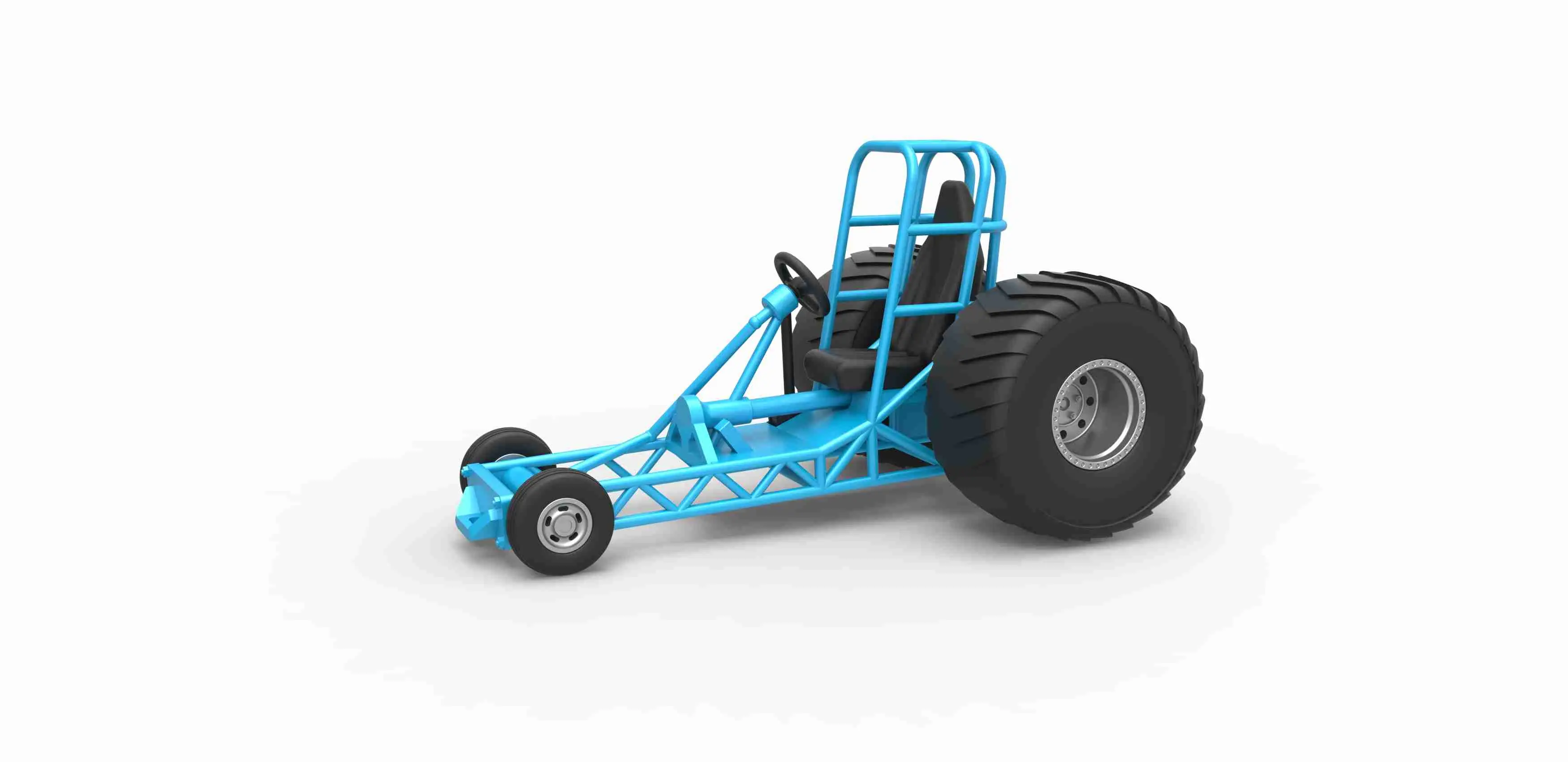 Шасси трактора Mini Rod Масштаб 1:25