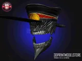 Chainsaw Man Katana Man Helmet Cosplay - Halloween Costume-4