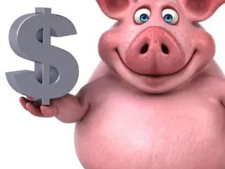 Свинья 🐷 и доллар 