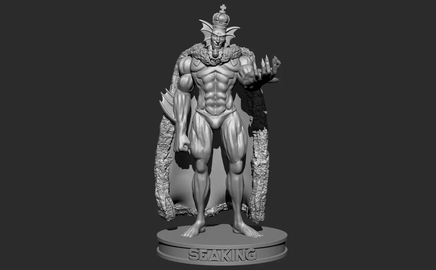 Sea king - one punch man 3D print model