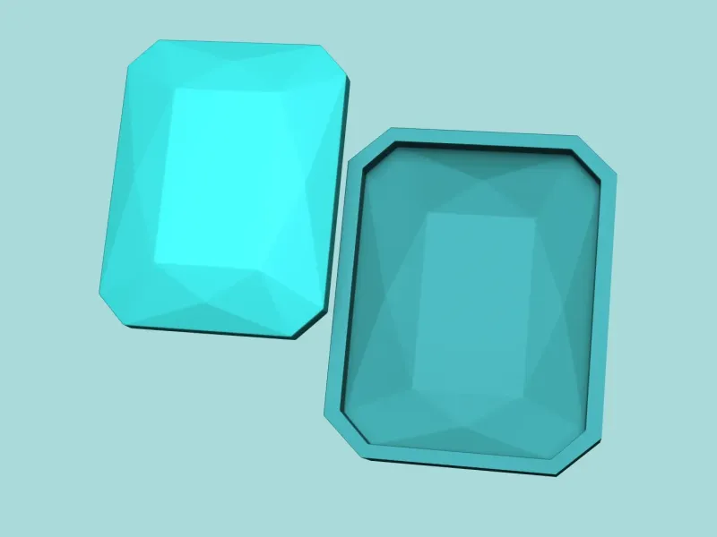 Gemstone Mold A06 - Jewelry Molding Maker Template