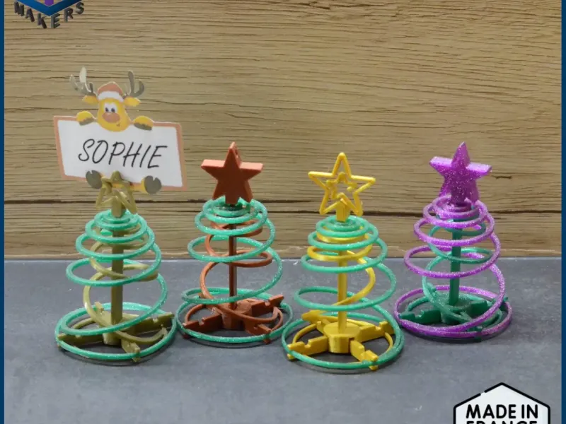 Dekorativer Mini-Baum mit Doppelspirale