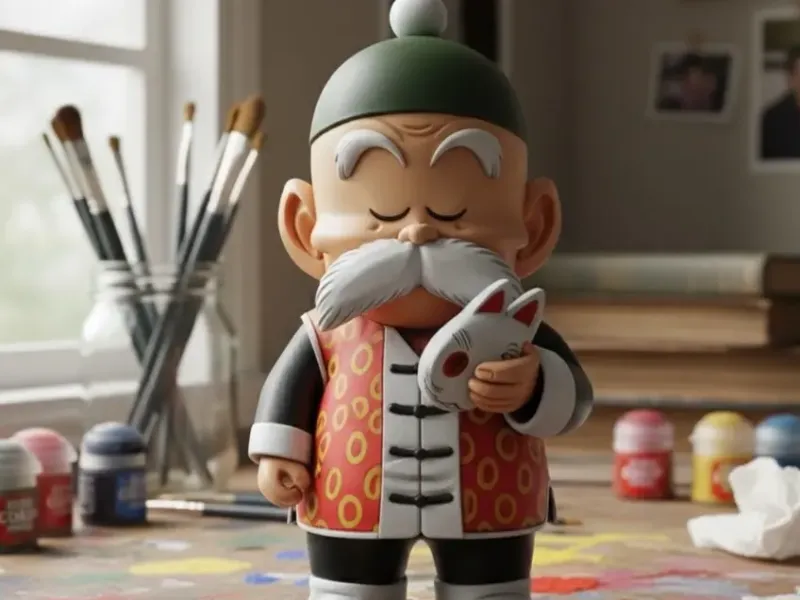 Chibi Abuelo Gohan – Sabiduría en Bata y Corazón de Maestro