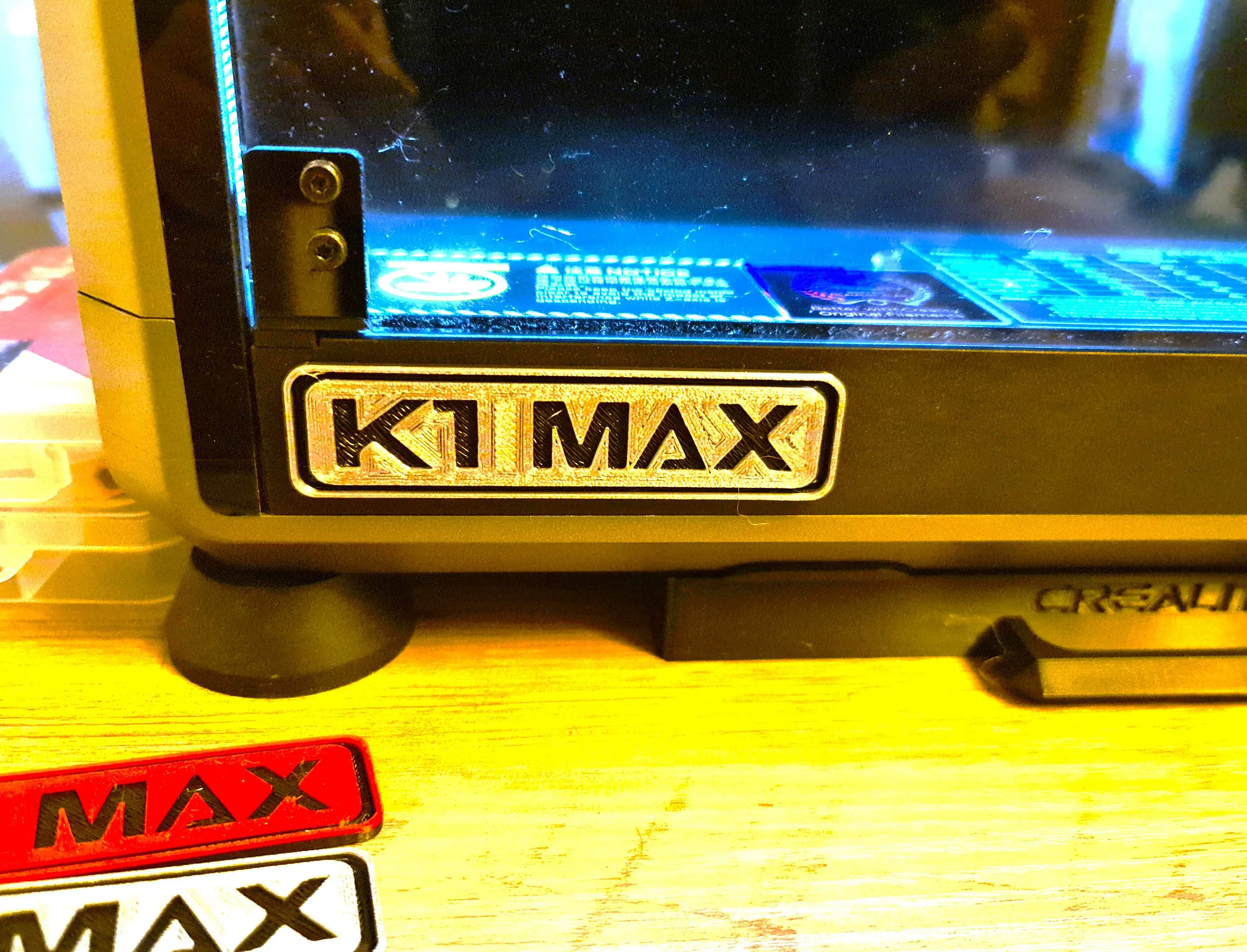 Creality K1 Max Logo USB Port Dust Cover Cap