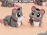 Articulated Mouse STL & 3MF – Flexi Fidget Toy-4