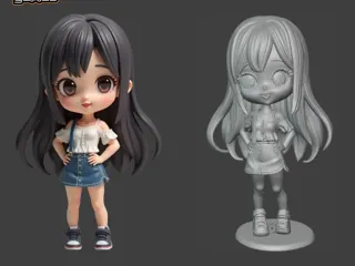Lee cuty chibi Babymonster